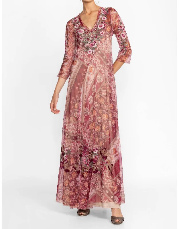 Discount Deals Cardinal Mesh Dress (Slip) In Multi