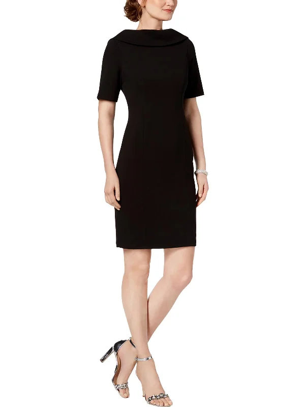 Flash Deals Womens Panel Midi Cocktail and Party Dress
