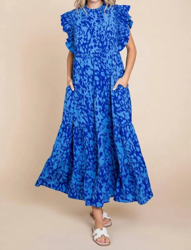 New Arrival Betty Maxi Dress In Blue