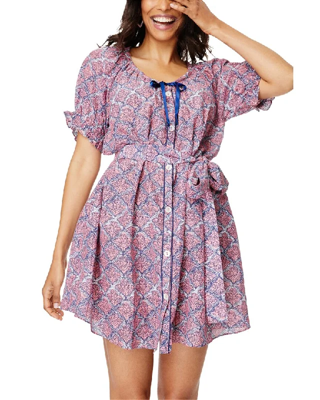 Steals and Deals Roller Rabbit Jemina Haisley Lounge Silk-Blend Dress