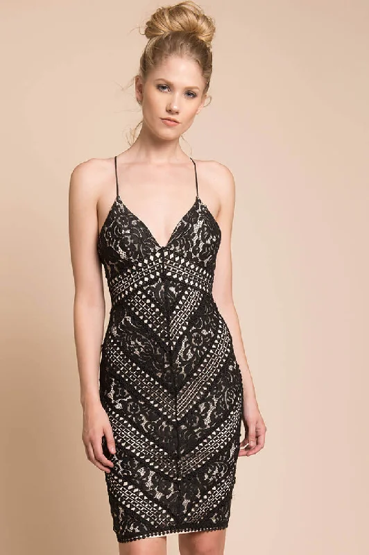 Price Rollback Yasmin Bodycon Dress Black