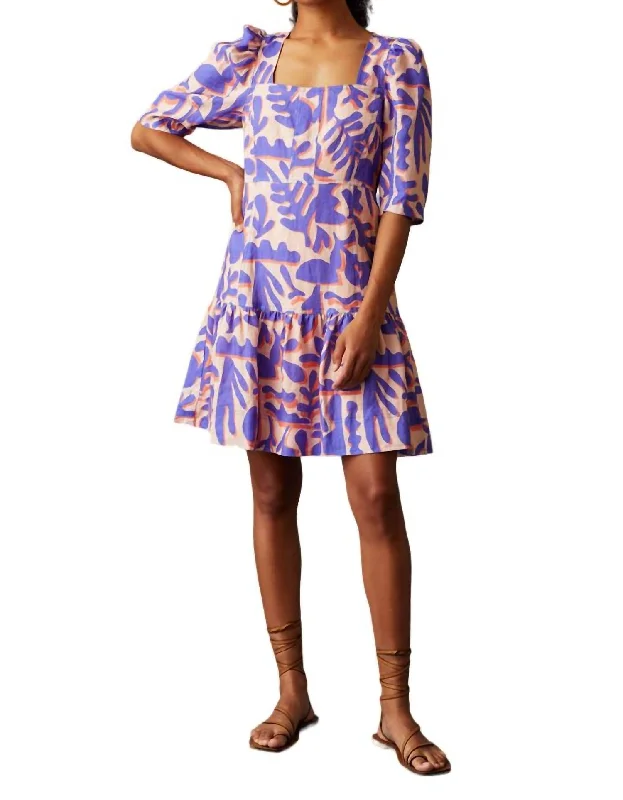Bargain Prices Temma Dress In Laguna Blooms