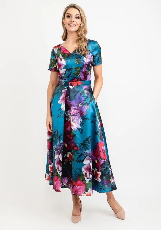 Low Prices Cassandra Jenny Floral Maxi Dress Size 12, Green Multi