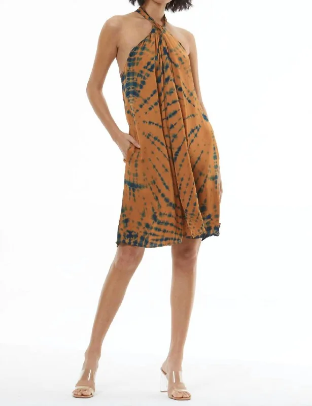 Limited Stock Grady Dress In Ocean Tigers Eye
