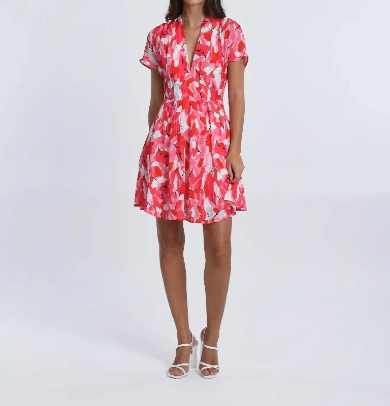 Hurry In Louise Dress In Pink