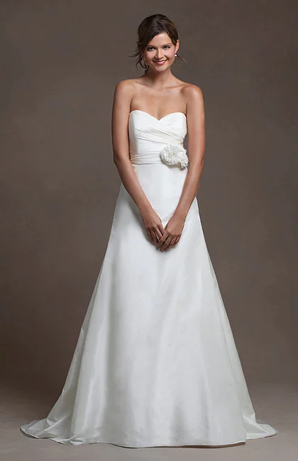Weekend Deal Jenny Yoo Charlize - 1120B - Off White Silk Shantung