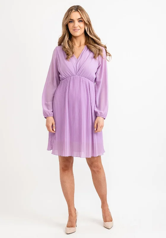 Deal Alert Seventy1 One Size Pleated Mini Dress, Lilac