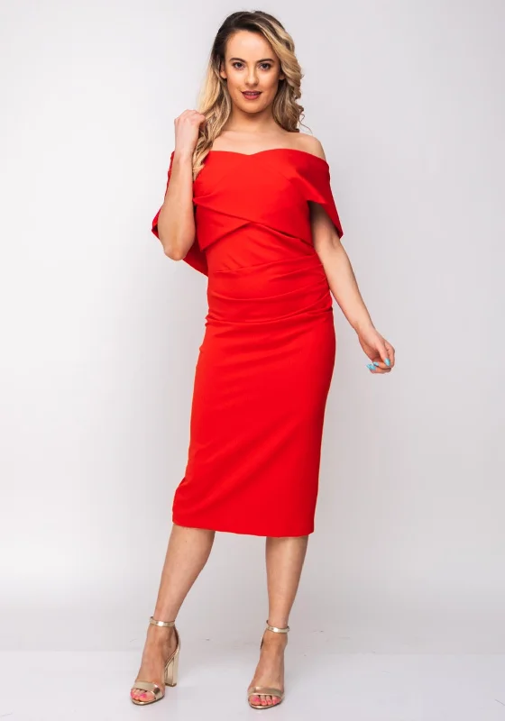 Big Savings Kevan Jon Loren Bodycon Dress, Coral Orange
