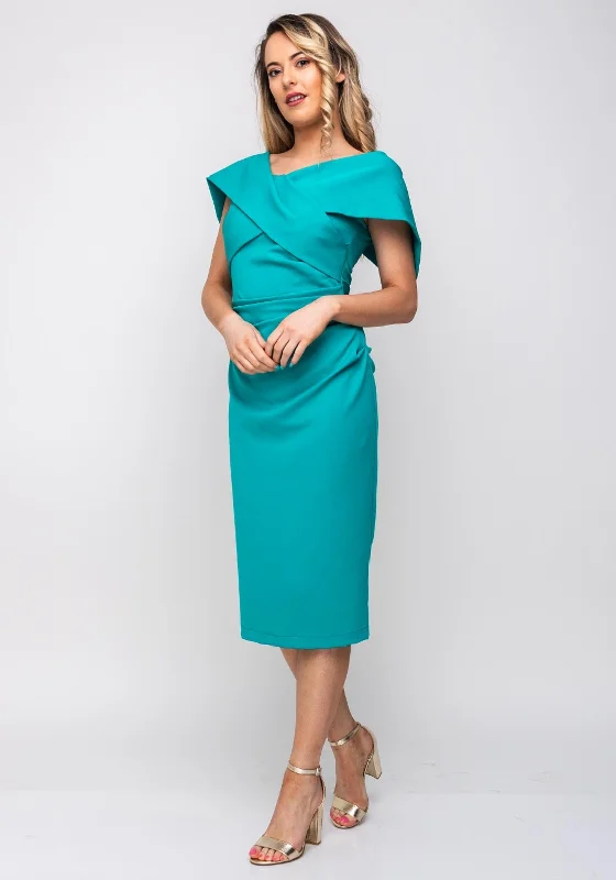 YEAR-End Clearance Kevan Jon Loren Bodycon Dress, Turquoise