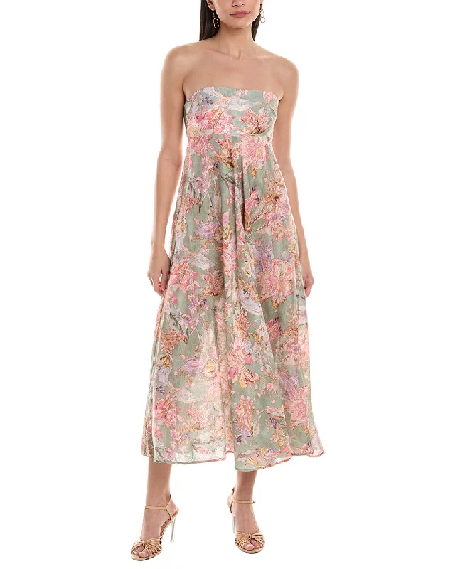 Exclusive Offers Zimmermann Cira Bandeau Linen Mini Dress