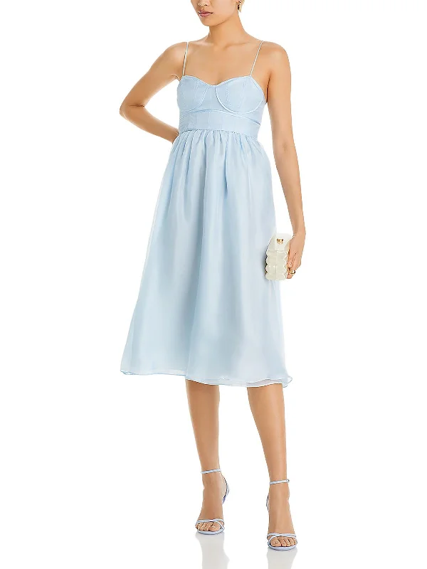 Best Deals Hasha Womens Bustier Sleeveless Fit & Flare Dress