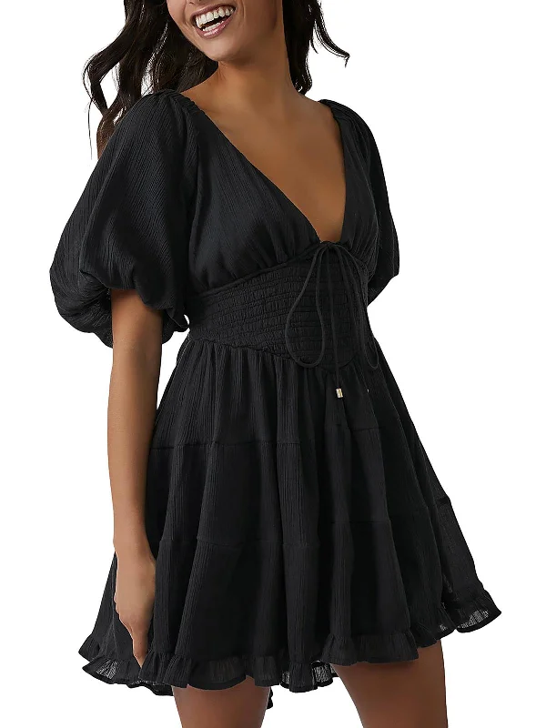 Deal Explosion Womens Cotton Smocked Sundress