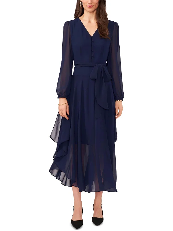 One-DAY Sale Womens Party Midi Fit & Flare Dress