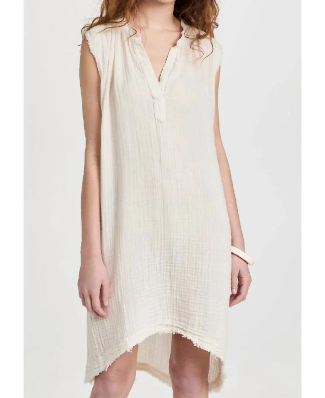 Best Bargains Fez Lightweight Gauze Caftan In Oatmeal
