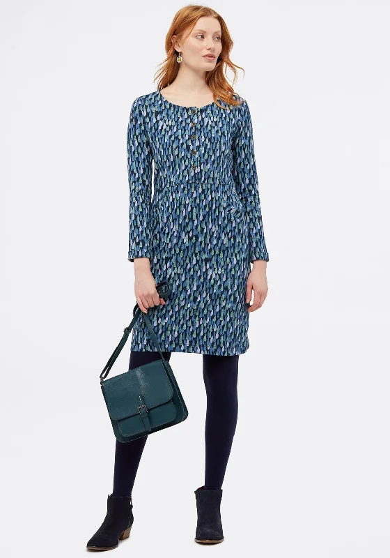 Great Bargains White Stuff Pitter Patter Jersey Dress, Blue