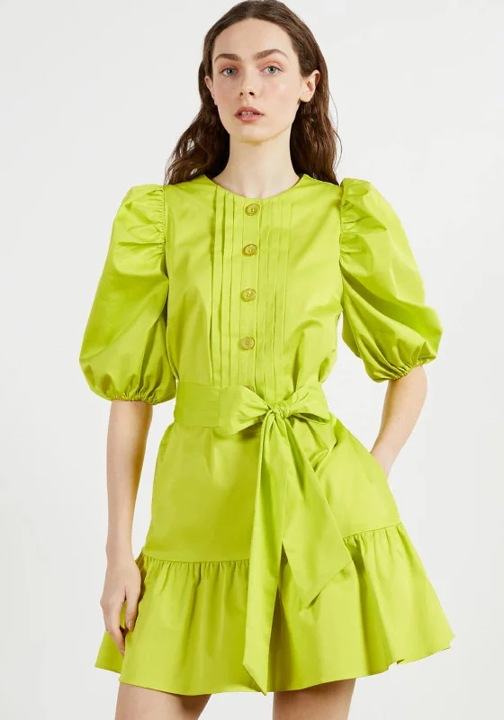 Special Promotion Ted Baker Sofiiia Button Up Mini Dress, Bright Green
